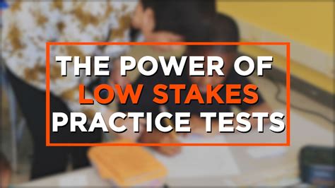 what is low stakes testing.